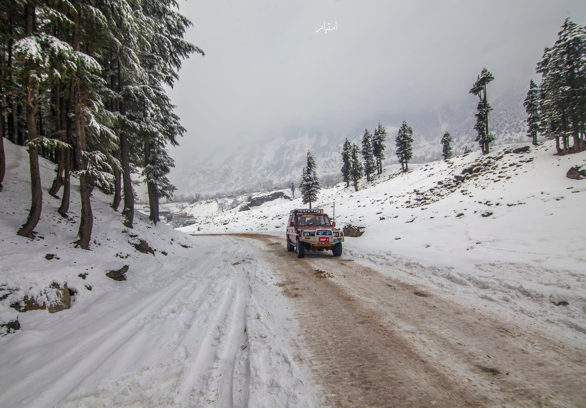 Kalam Valley in Winter